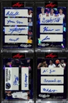 Lot of (4) 2023 Leaf Multi Graphics Rookie Autographs inc. Bandon Miller/Nance/Gueye/Christie/Samuels/Murry/Howard/Bell (#/30), +