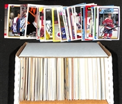 Lot of (345+) Signed Hockey Cards inc. Scott Stevens, (2) Ron Francis, (2) Mats Sundin, Martin Lapointe + (JSA Auction Letter)