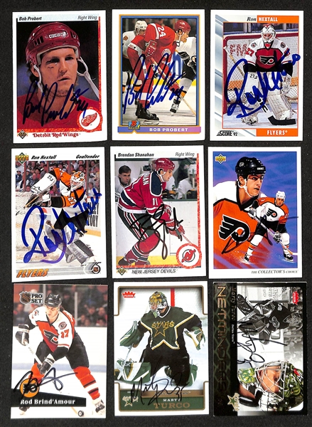 Lot of (300+) Signed Hockey Cards w. Tony Esposito, Pavel Bure, and more (JSA Auction Letter)