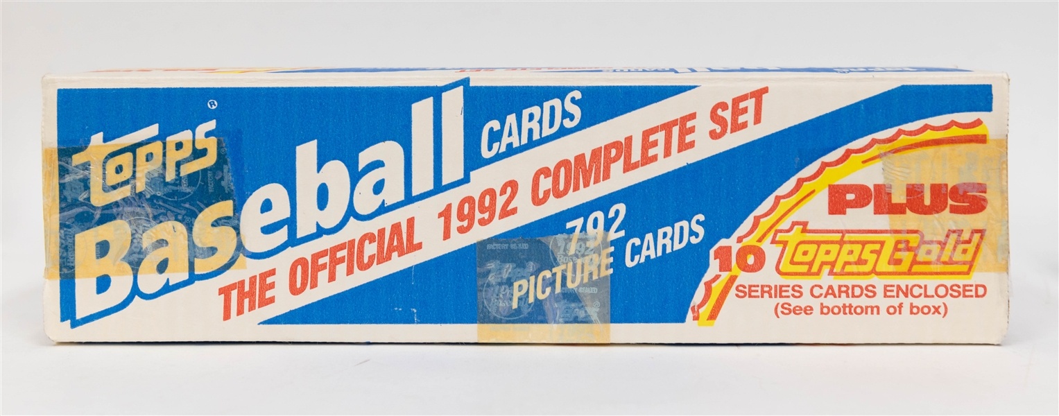Lot of (5) Complete Topps Baseball Sets from 1990-1994