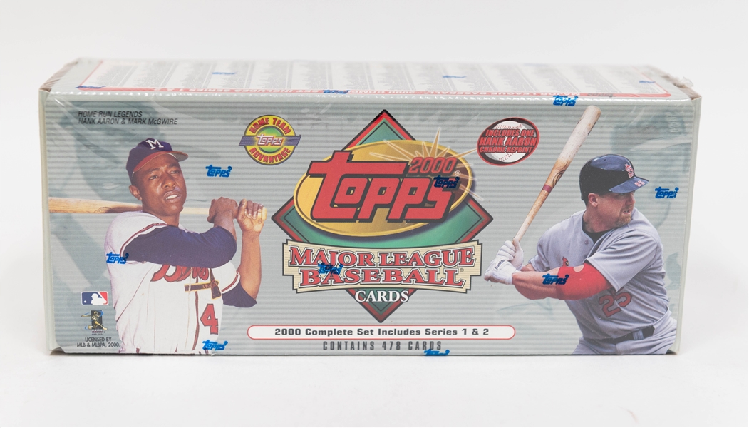 2000 & 2001 Factory Sealed Topps Series 1 & 2 Complete Sets