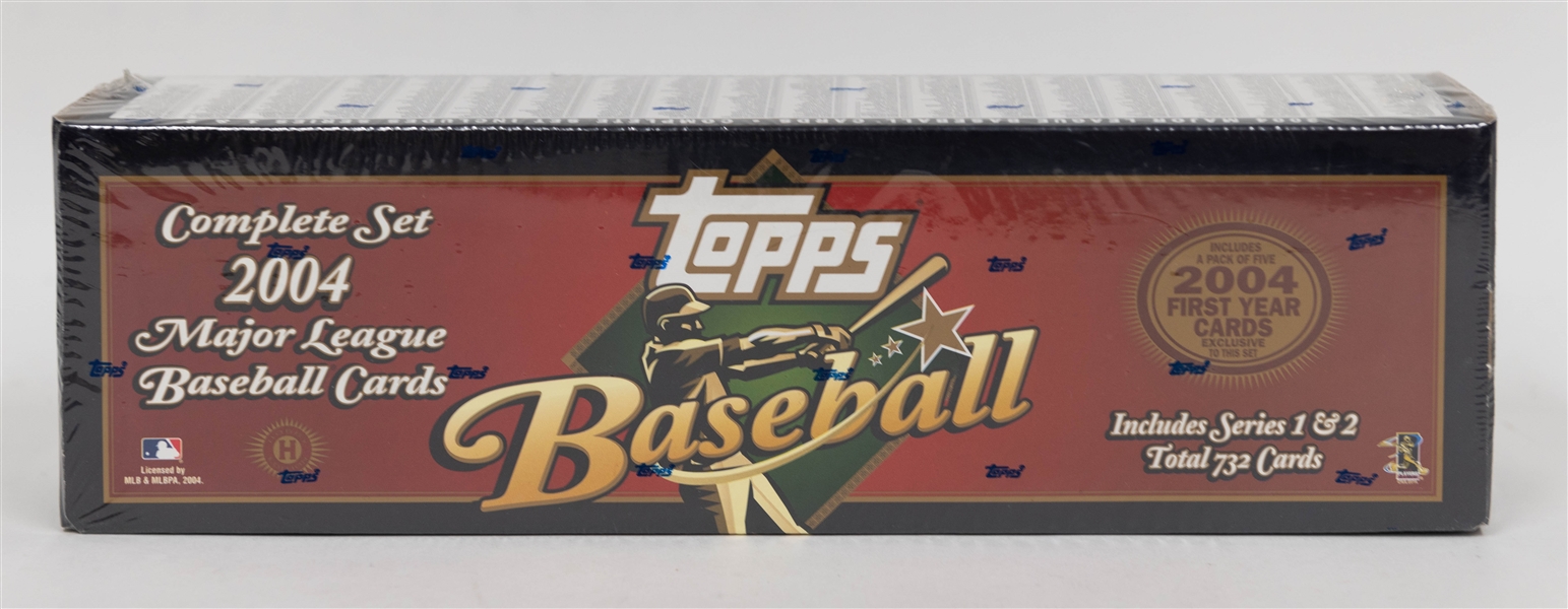 Complete sets of Baseball Cards w. 2002 Bowman, 2003 Topps, 2004 Topps