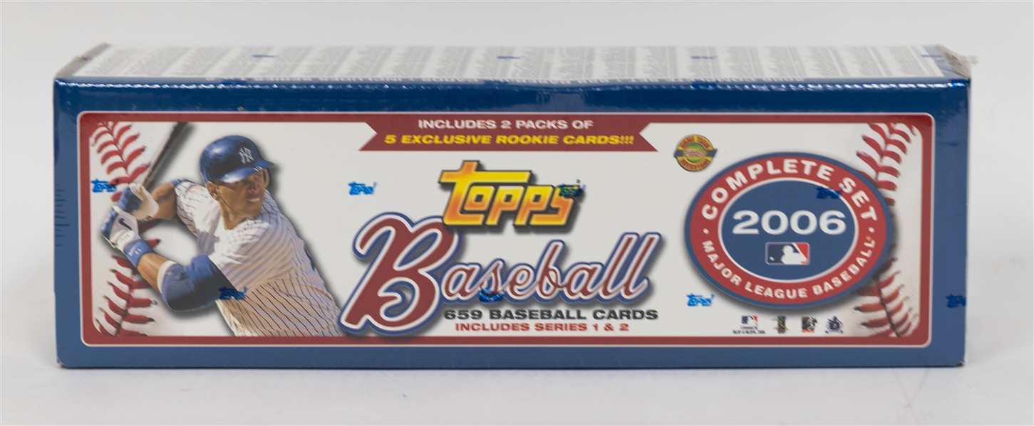 (3) Factory Sealed Topps Baseball Complete Series Sets w. 2005-2007