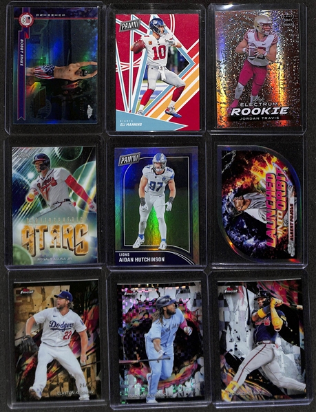 Mixed Lot of (120+) Baseball, Basketball, Football, Racing Cards w. Kershaw, Machado, Tatis, Jr