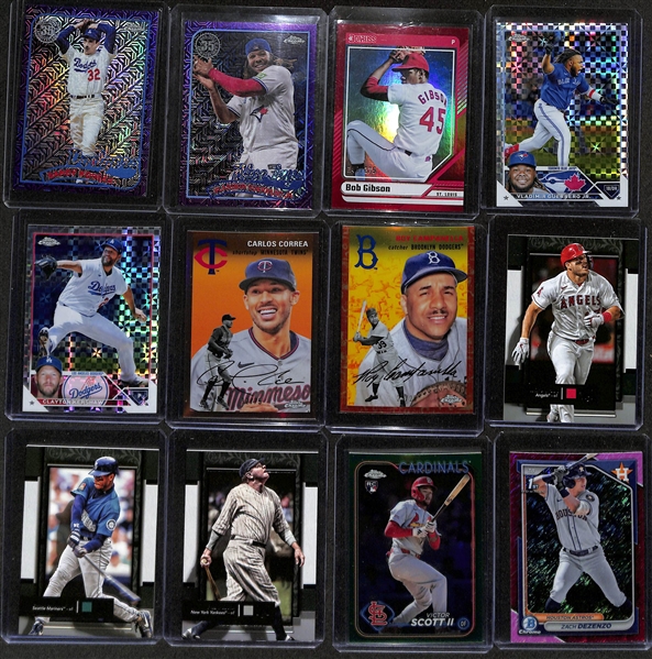 Mixed Lot of (120+) Baseball, Basketball, Football, Racing Cards w. Kershaw, Machado, Tatis, Jr