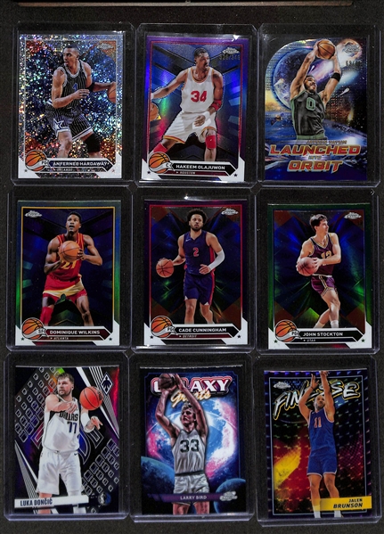 Lot of (160+) Basketball Player Cards w. Bronny James, Stephen Curry, Ausar Thompson RC