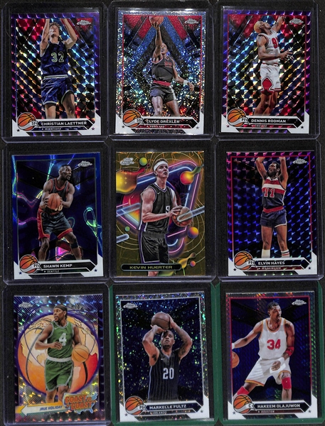Lot of (160+) Basketball Player Cards w. Bronny James, Stephen Curry, Ausar Thompson RC