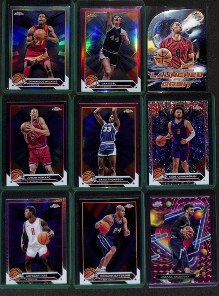 Lot of (160+) Basketball Player Cards w. Bronny James, Stephen Curry, Ausar Thompson RC