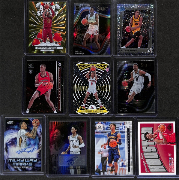 Lot of (100+) Basketball Cards inc. (3) Victor Wembanyama & (5) 2024 Topps Now Team USA w. Curry, James, Durant