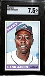 1966 Topps Hank Aaron #500 Graded SGC 7.5
