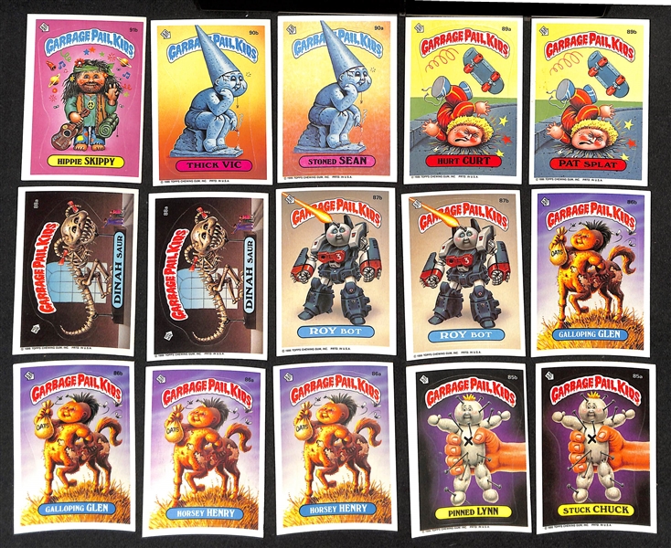 Lot of approx. (200) Assorted Garbage Pail Kids from Series 2-Series 4