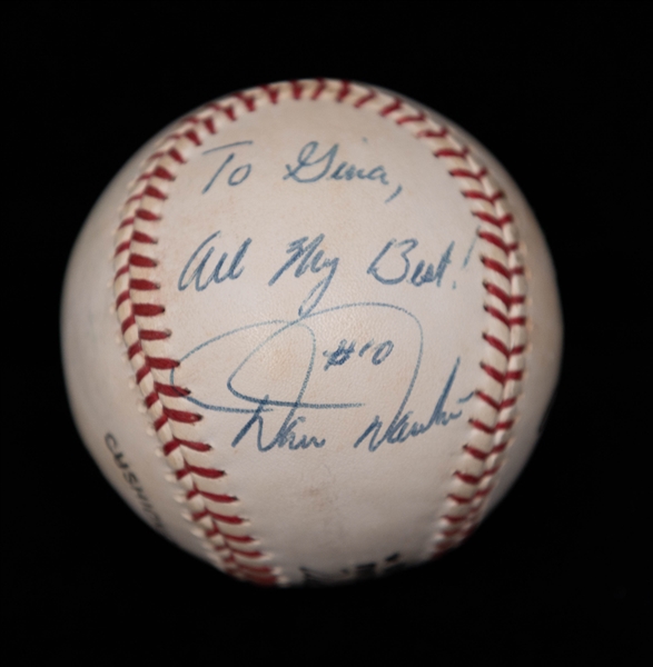 Lot of (3) Signed Baseballs inc. Kalas, Dykstra, & Daulton (JSA Auction Letter)