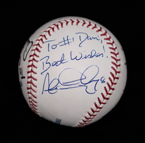 Lot of (3) Signed Baseballs inc. Kalas, Dykstra, & Daulton (JSA Auction Letter)