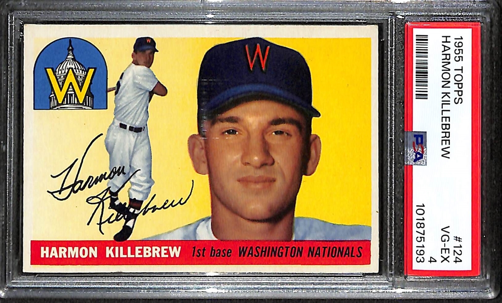 1955 Topps Harmon Killebrew #124 SGC 4