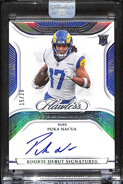 2023 Flawless Puka Nacua Rookie Autograph (#/20)