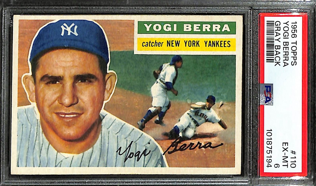 1956 Topps Yogi Berra (PSA 6) & Duke Snider (PSA 5)