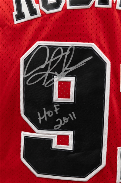 Dennis Rodman Signed Chicago Bulls Authentic Basketball Jersey - JSA Auction Letter