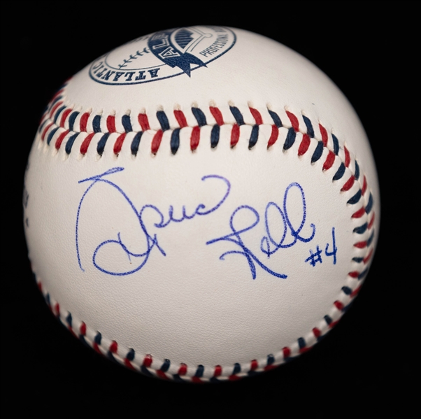 Lot of (4) Signed Baseballs w. Brad Lidge, Dwight Gooden, & Spud Webb - JSA Auction Letter