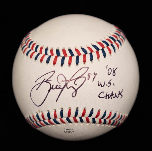 Lot of (4) Signed Baseballs w. Brad Lidge, Dwight Gooden, & Spud Webb - JSA Auction Letter