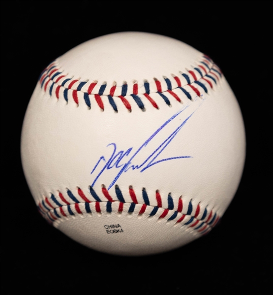 Lot of (4) Signed Baseballs w. Brad Lidge, Dwight Gooden, & Spud Webb - JSA Auction Letter