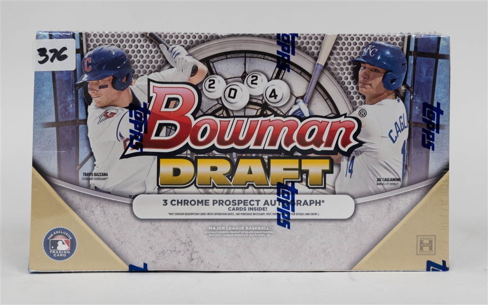 2024 Bowman Draft Baseball Sealed Jumbo Box (3 chrome autos)