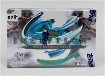 2023 Topps Inception Baseball Hobby Box (1 auto) w. Volpe, Henderson 