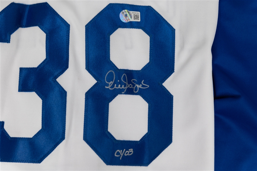 Lot of (3) Signed MLB Jerseys W. Francisco Alvarez, Andre Dawson, and Eric Gagne w. BAS COA