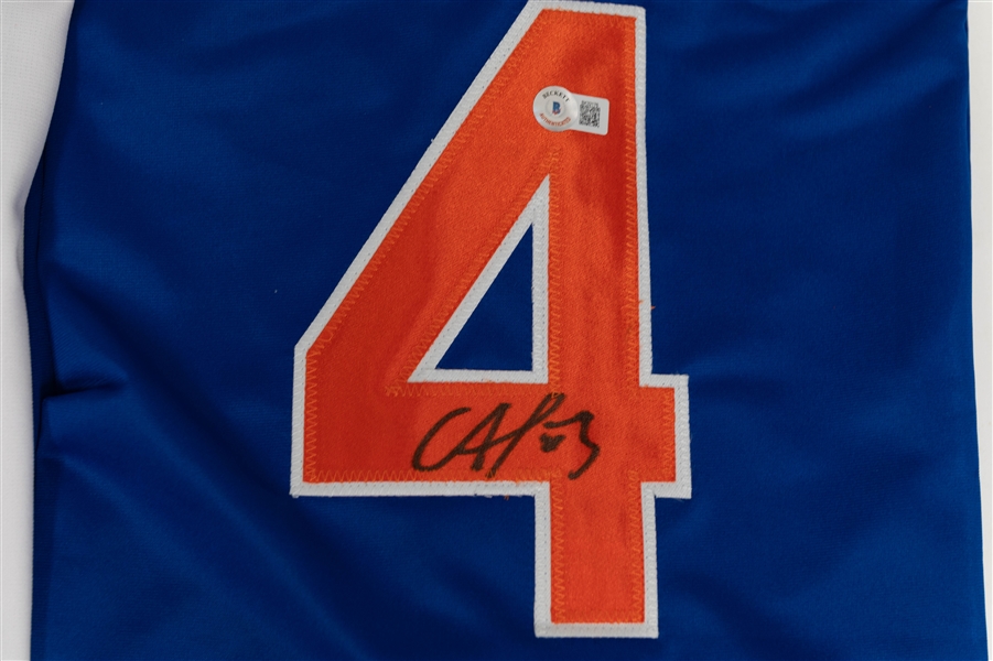 Lot of (3) Signed MLB Jerseys W. Francisco Alvarez, Andre Dawson, and Eric Gagne w. BAS COA