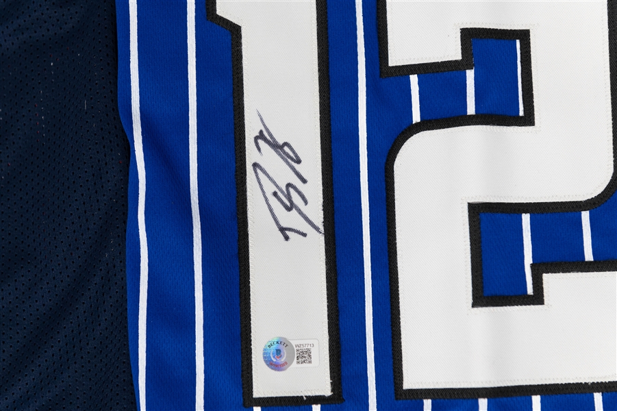 Lot of (3) Signed NBA Jerseys W. Demar DeRozan, Dwight Howard, and Steve Francis (JSA and Beckett)