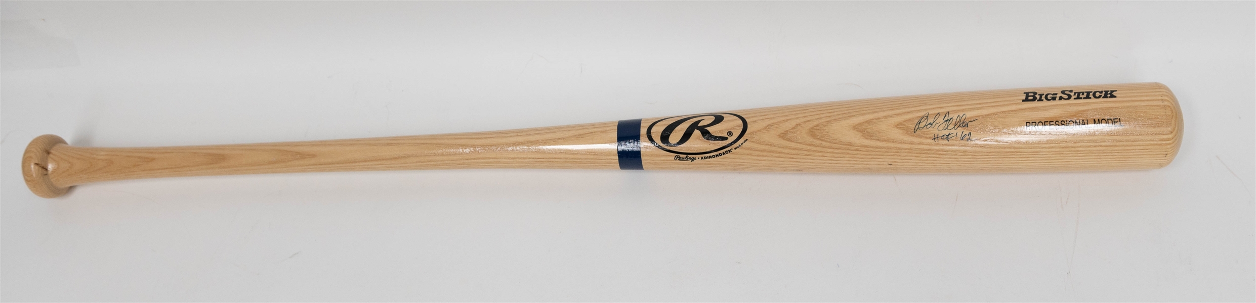 Bob Feller Signed Rawlings Big Stick Baseball Bat (JSA COA)