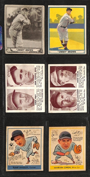Lot of (28) 1940 Play Ball Baseball Cards w. Lefty Gomez & Red Ruffing