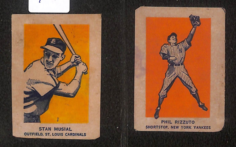 Lot of (13) 1952 Wheaties Sports Cards w. Stan Musial & Phil Rizzuto