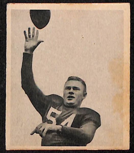 Lot of (12) 1948 Bowman Football Cards w. Paul Christman