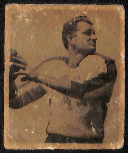 Lot of (12) 1948 Bowman Football Cards w. Paul Christman
