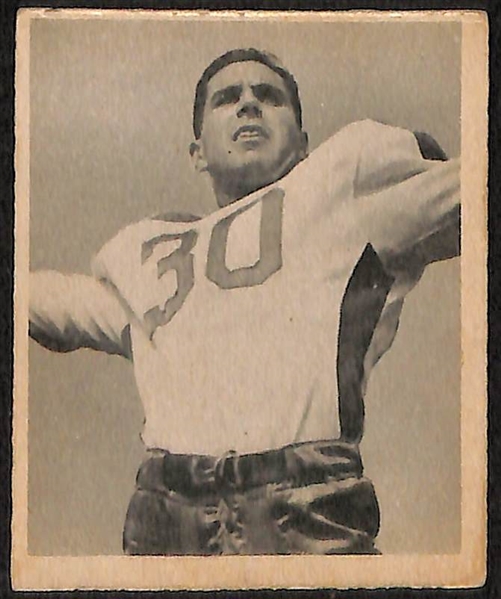 Lot of (12) 1948 Bowman Football Cards w. Jack Ferrante