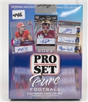 2023 Leaf Pro Set Pure Football Factory Sealed Hobby Box (3 Autos)