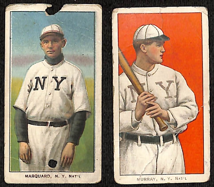 Lot of (13) T206 Tobacco Cards w. Buck Herzog