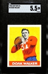 1948 Leaf Gum Co. Doak Walker Rookie #4 (HOF) Graded SGC 5.5