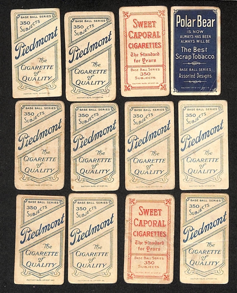 Lot of (12) T206 Minor League Tobacco Cards w. Hoffman