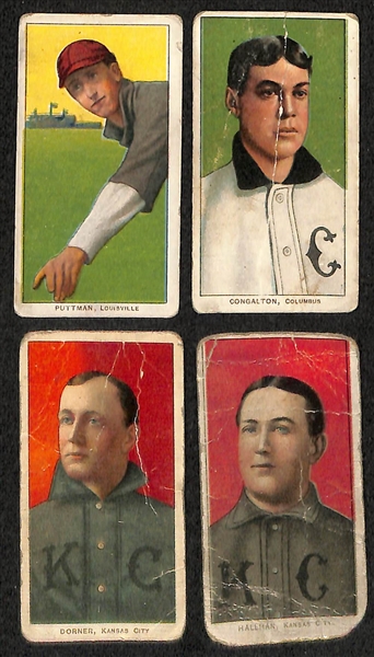 Lot of (12) T206 Minor League Tobacco Cards w. Strang