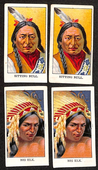 Lot of Approx (50) 1910 E50 Wild West Gum Cards w. (3) General Custer