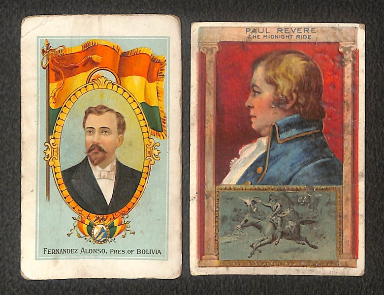Lot of Approx (30) Assorted c. 1910s Misc Tobacco Cards Featuring Boxing, Athletes, Military Soldiers & Generals