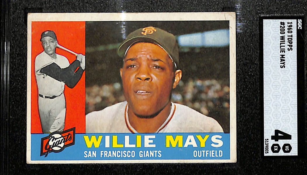 1960 Topps Willie Mays #200 Graded SGC 4
