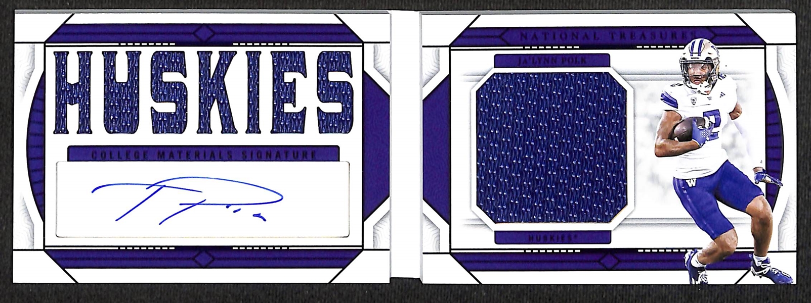 Lot of (15) Mostly 2024 National Treasures Collegiate Cards inc. Audric Estime Rookie Patch Autograph (#/49), Ja'Lynn Polk Rookie Patch Autograph (#/25), +