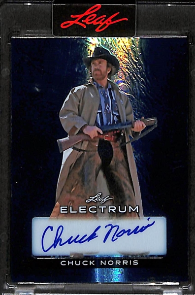 2024 Leaf Electrum Chuck Norris Autograph (#/6)