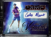 2024 Leaf In The Game Used Carlos Alcaraz Autograph (#/5)