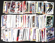 300+ Signed Hockey Cards w. (2) Jaromir Jagr, (2) Paul Coffey, (2) Phil Bourque, (3) Clarke, (5) Mike Ramsey, (4) Billy Smith, + (JSA Auction Letter)