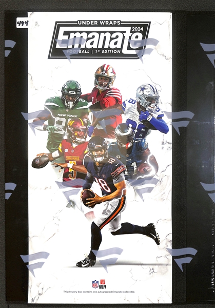 Sealed 2024 Fanatics Under Wraps Emanate NFL Autographed Photo in Sealed Box (Possible Tom Brady or Jayden Daniels Autographed 8 x 10 Photo Card)