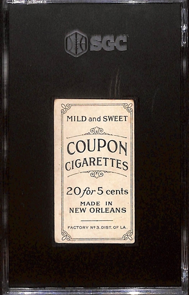1914 Coupon Cigarettes T213 Bobby Byrne SGC 2