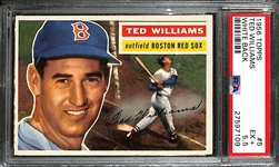 1956 Topps Ted Williams  #5 Graded PSA 5.5